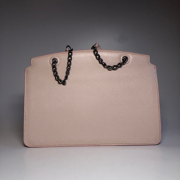LuLio New Blush Pink Crossbody Saffiano Leather - Picture 6 of 8